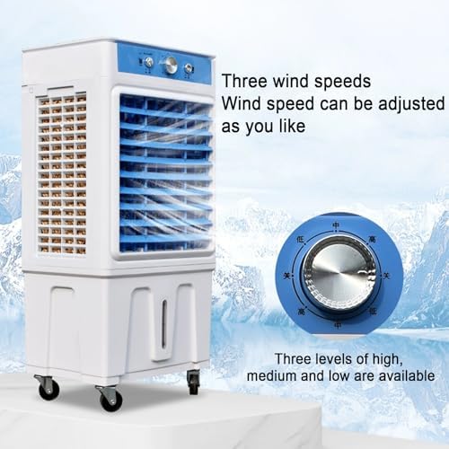 Portable Air Conditioners, Swamp Cooling Fan, 2 Modes, 3 Speeds, Fans That Blow Cold Air for Room, Bedroom, Indoor, Office(Large)