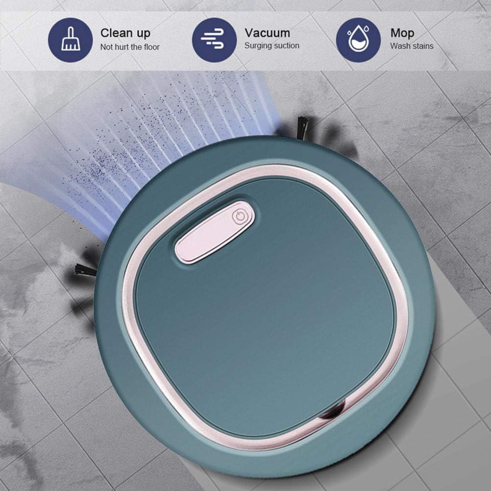 Smart Vacuum Cleaner, 3 in 1 Sweeping Robot Smart Home Electric Sweeper Cleaning Vacuum Cleaner (Green)