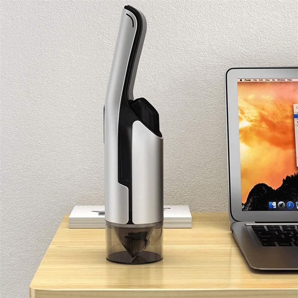Vacuum Cleaner Wireless Mini Handheld Dual Filter Vacuum Cleaner, Portable Strong Suction Dual Purpose Dry and Wet Vacuum Cleaner, Multi-Function Large Capacity Battery Non-Slip Handle Su