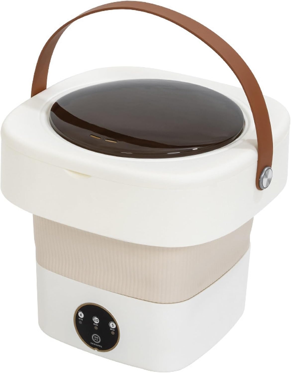 WHYATT Portable Mini Folding Washing Machine, Folding,4.5L Deep Cleaning, Suitable for Apartments, Dormitories, Camping