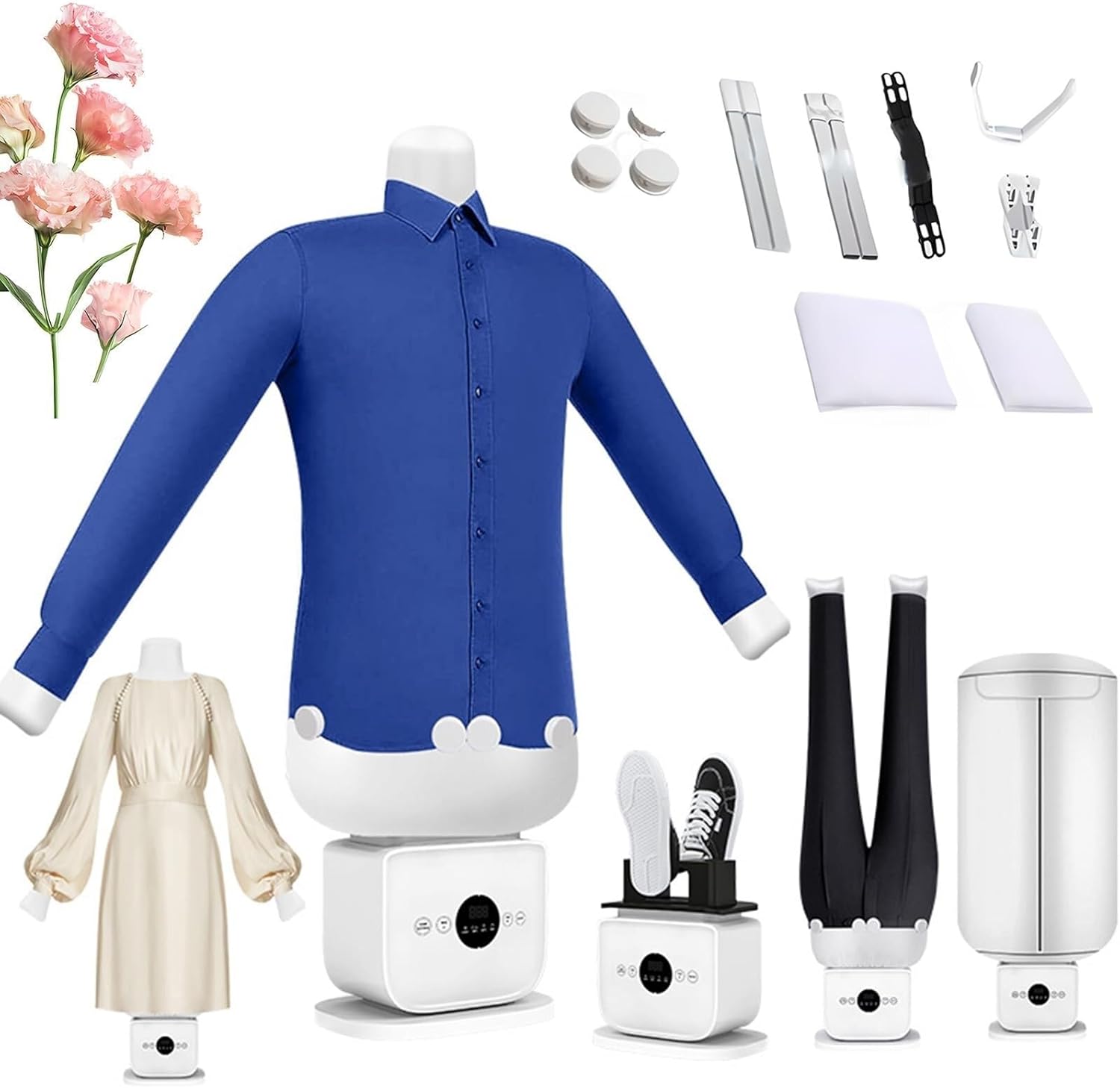 Steam Iron, 2026 New Hands Free Automatic Ironing Machine, Temperature Adjustable, 8 Minutes Quick Ironed Dry, Built In Aromatherapy Tank