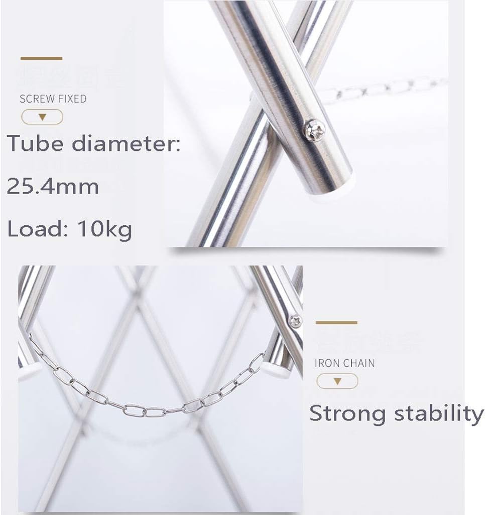 Clothes Drying RacksAirer Drying Rack 4 Tracks Folding Double Layer Clothes Airer 304 Stainless Steel Bathroom Towel Rail Balcony Strong Sturdy Dryer Space Saving beautif