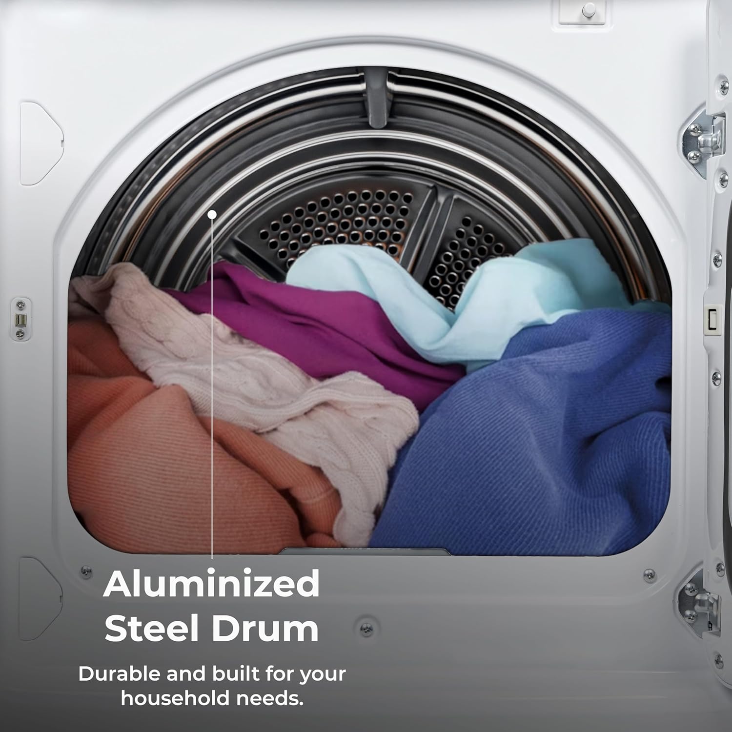 Kenmore 7.0 cu. ft. Front Load Electric Dryer - with Guard to Reduce Wrinkles & Static - Smart Sensor Drying - LED - White