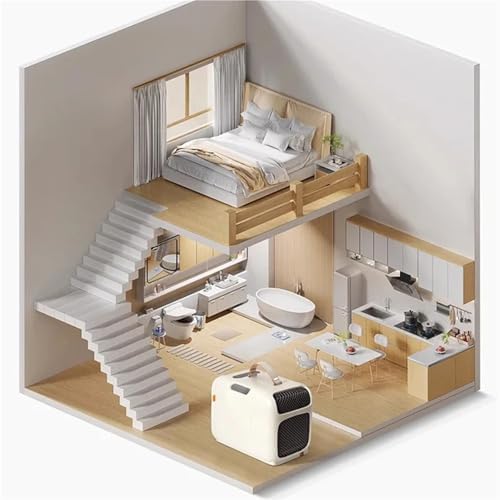 Portable Air Conditioner, Portable e Audio Air Conditioner Compressor Refrigeration All-in-one Outdoor Camping Car Air Conditioner Free Installation,Desktop Fan for Home Outdoors