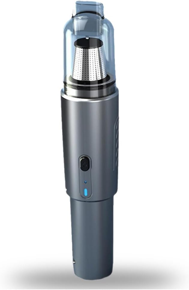 KITCISSL Hand Held Vacuum Cordless Small Car Vacuum Cleaner High Power for Home, Wireless Handheld Car Vacuum Cleaner Portable Dust Buster Hand Vacuum for Pet Hair, Stairs (Color : Gray A)