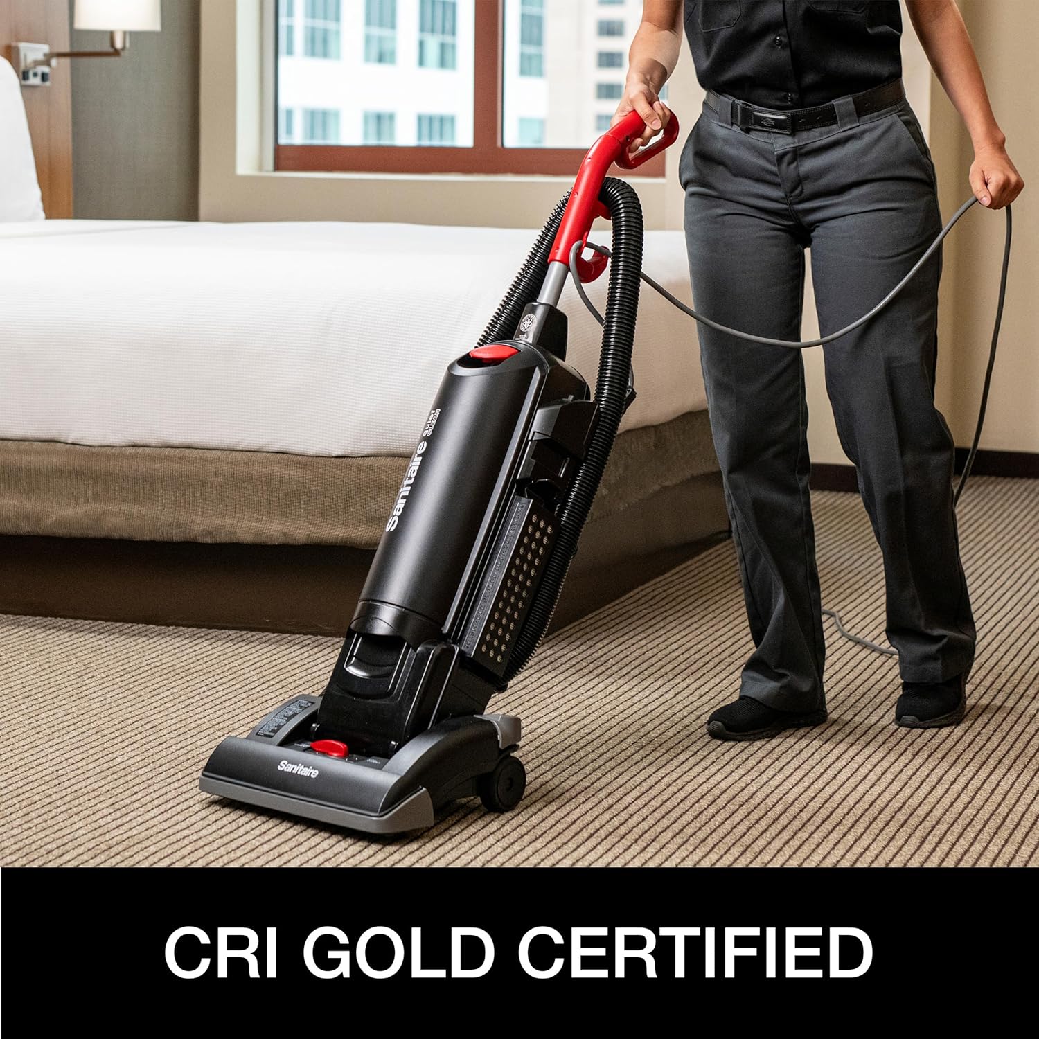 Sanitaire Force Upright Commercial Vacuum SC5713D Black