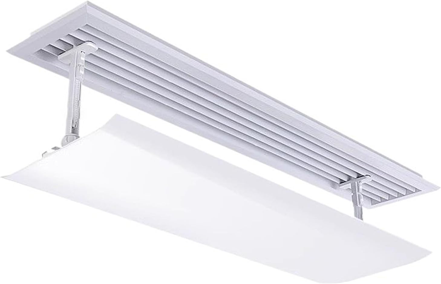 Adjustable Air Conditioner Deflector, Room Air Conditioning Vent Deflector, Suitable for Central Air Conditioner's Register and Grille