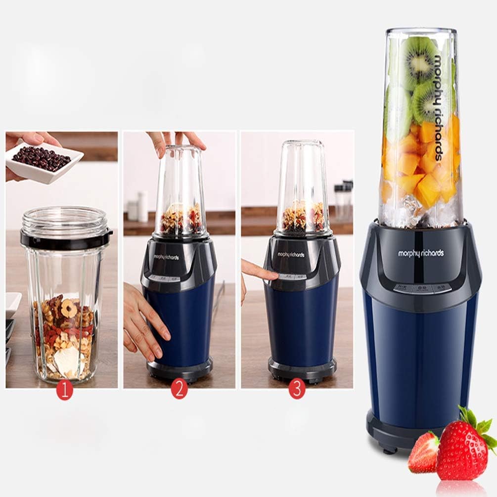 Portable Blender, Mini Blender Smoothie Maker with USB Rechargeable Electric Blender Professional Commercial for Vegetables and Fruit Smoothie Maker Blender Food Processor 21000Rpm 600W