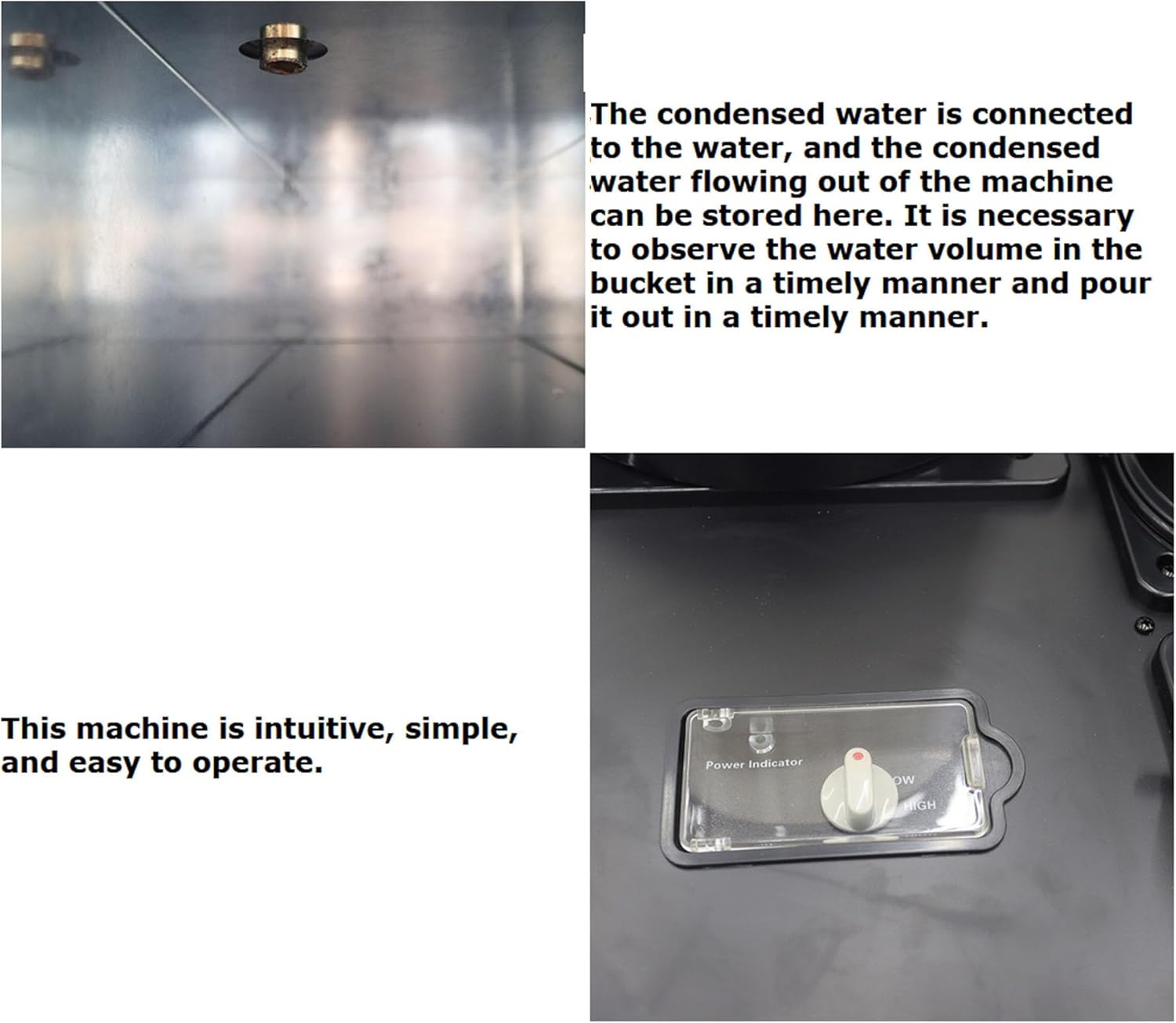 220V Industrial Air Conditioner Outdoor Air Conditioning Fan Equipment Three Tube 1000-1100m³/h Black