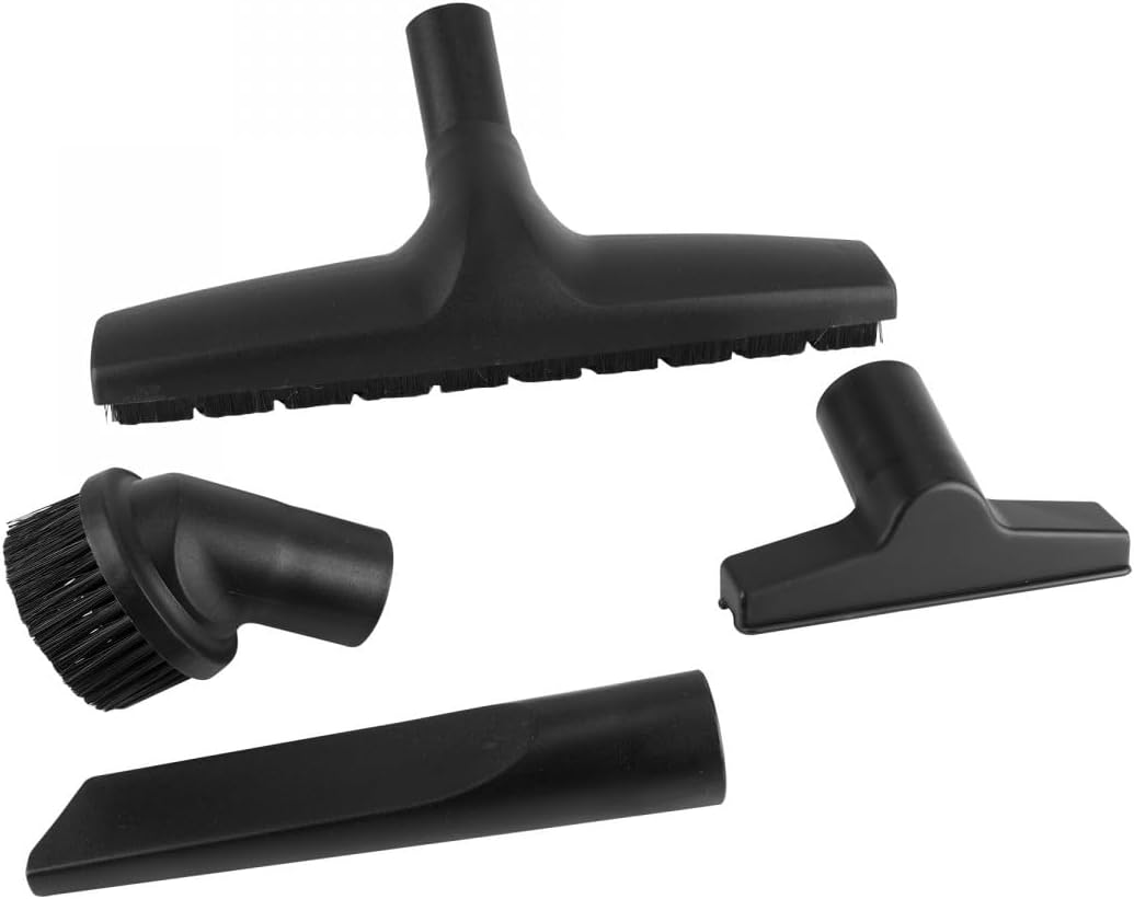 Johnny Vac Commercial Canister Vacuum - On-Board Tools - Paper Bag - Grey & Yellow