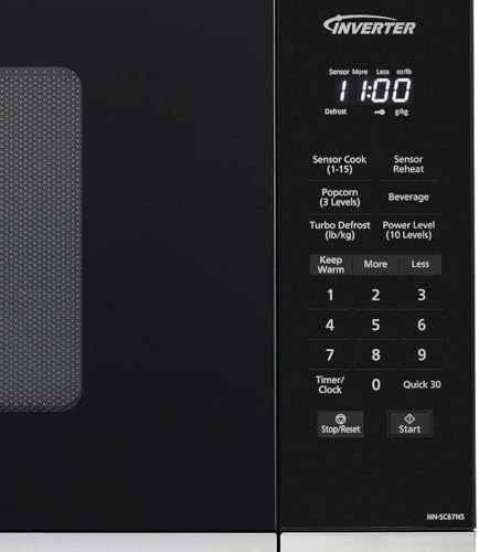 Panasonic 1.3 cu. ft. Inverter Microwave, 1200W - NN-SC67NS