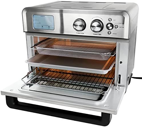 MegaChef Multifunction Air Fryer Toaster Oven with 21 Presets
