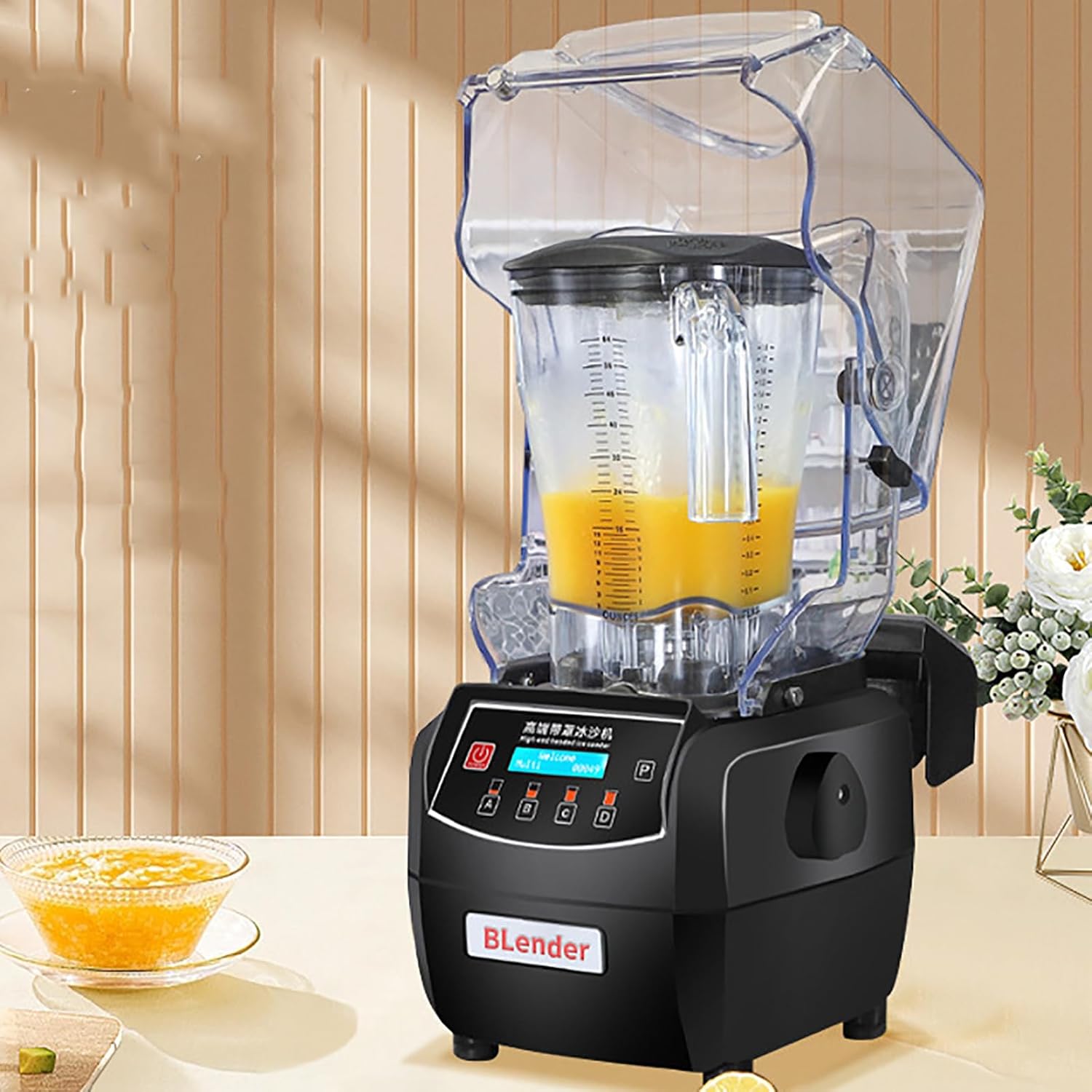 Blender Smoothie Maker, Heavy Duty Commercial Blender, 1.8L Jug Blender Mixer with 4 Presets, Silent Broken Wall Cooking Machine,for Smoothie, Fruits, Kitchen
