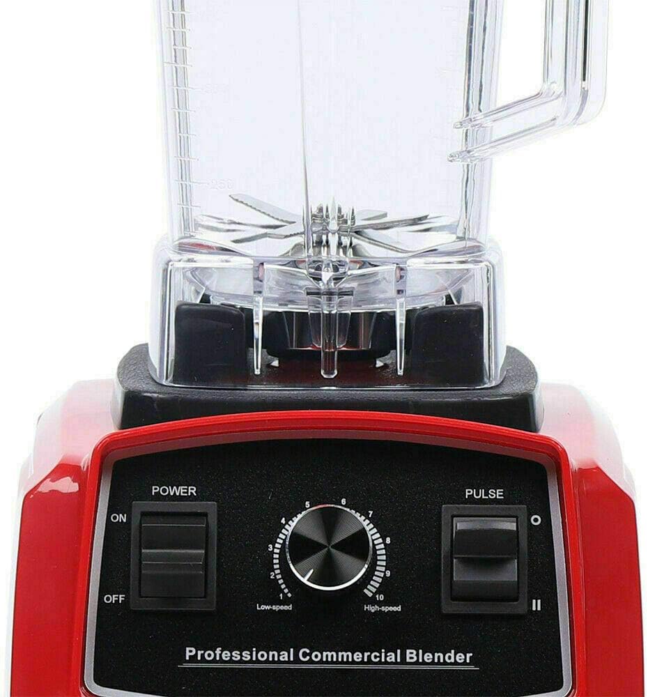 Commercial Blender Mixer 1500W Smoothie Shake Blender Portable Food Blender Juicer Maker Extractor Countertop Blender Bar Blender Fruit Food Mixer Soy milk Juicer Processor Drink DIY Maker Mixer Black