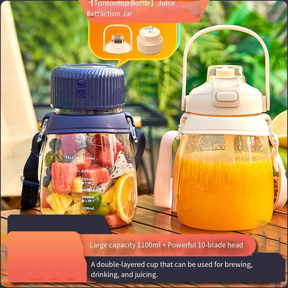 Mini Personal Blender with Leakproof Lid, 19990RPM Motor, Portable Maker with Sip Spout, for Ice, Fruits and Vegetables (Cream Color)