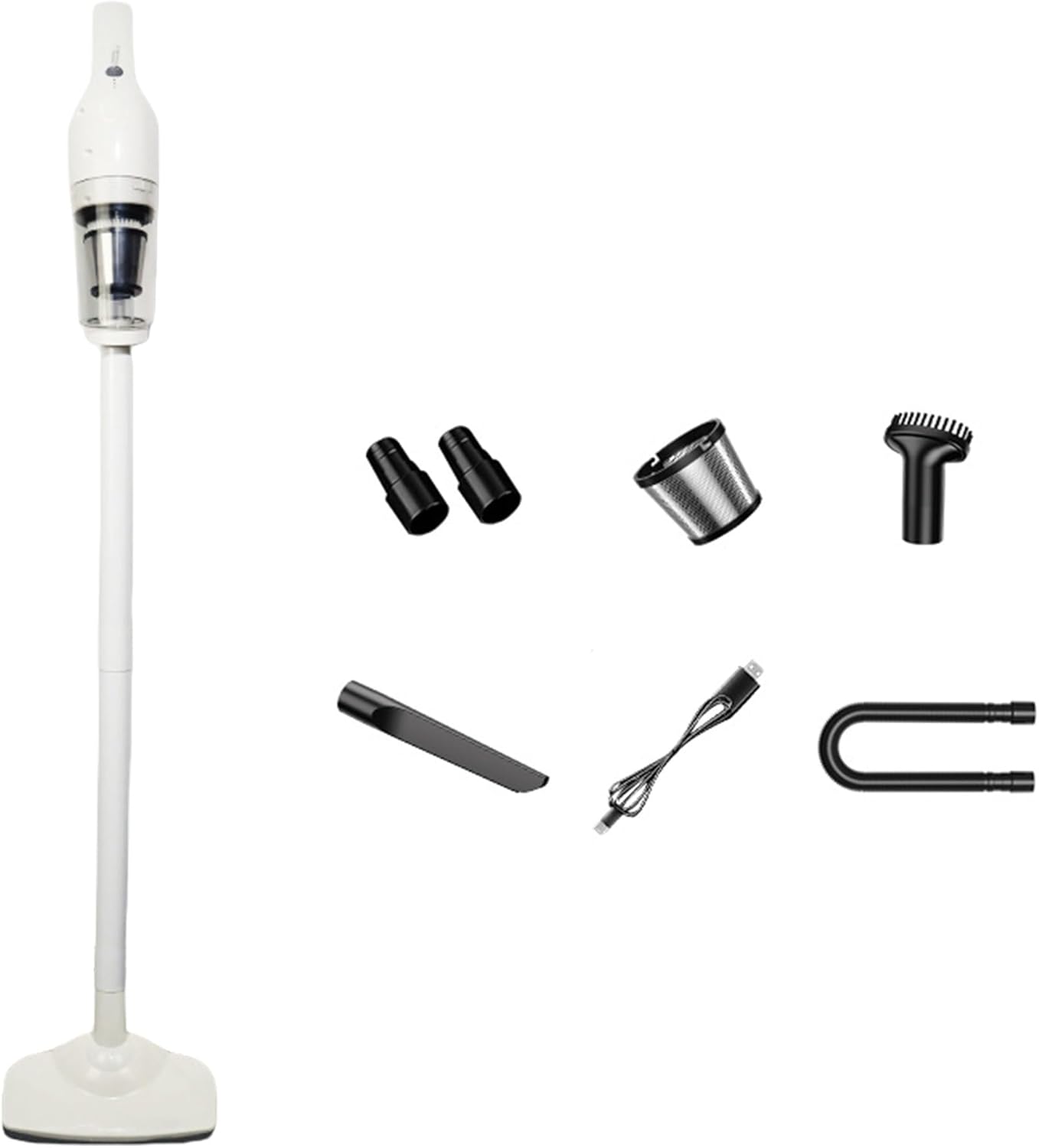 2 in 1 Vacuum Cleaner with Brushless Motor Strong Suction 18Kpa, Cordless Vacuum with HEPA Filter & Stainless Steel Dust, Portable Handheld Vacuum for Home Hardwood Floors and Car