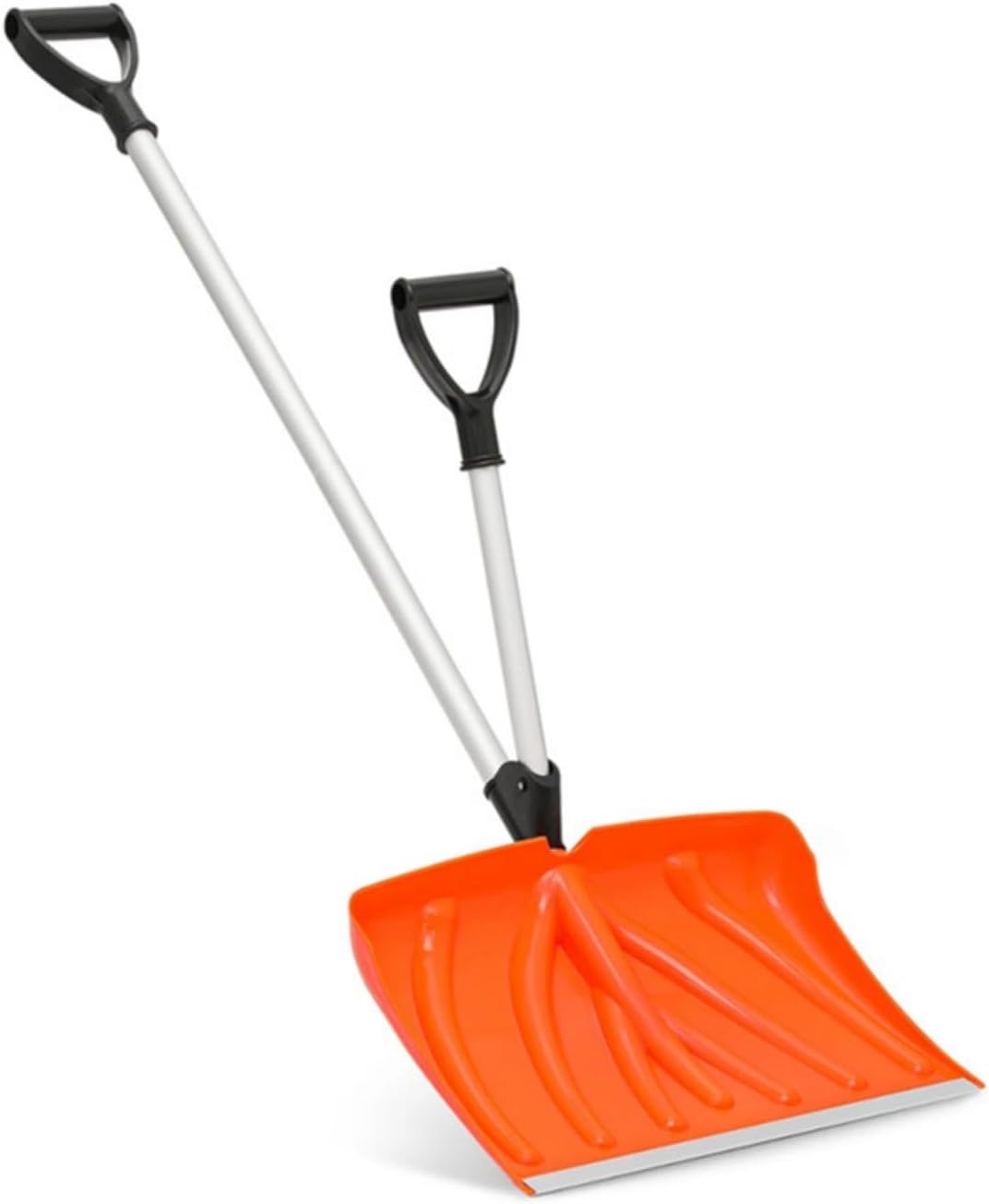 Aluminum Alloy Handle Winter Snow Shovel Ergonomic Design Lightweight PP Tool for Driveway and Outdoor Use Snow Shovel Aluminum Alloy