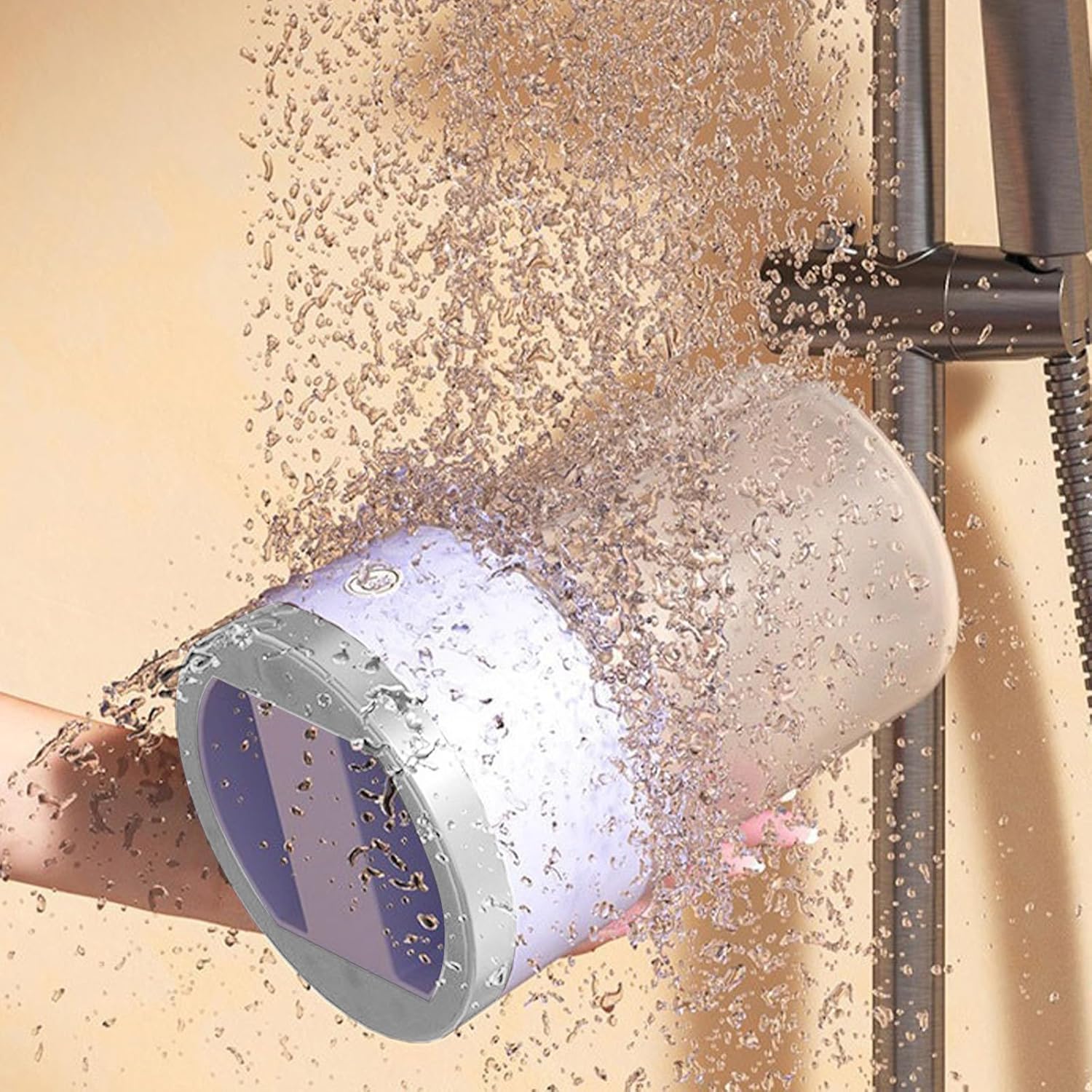 Portable Rechargeable Cordless Mini Washing Machine, Underwear Washing Machine, 4000mAh, 1L Capacity, Compact Quiet Mini Fully Automatic Washing Machine for Bras, Underwear & Socks (Purple)