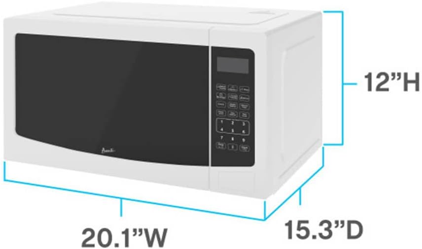 MICROWAVE WHT 1000W 12