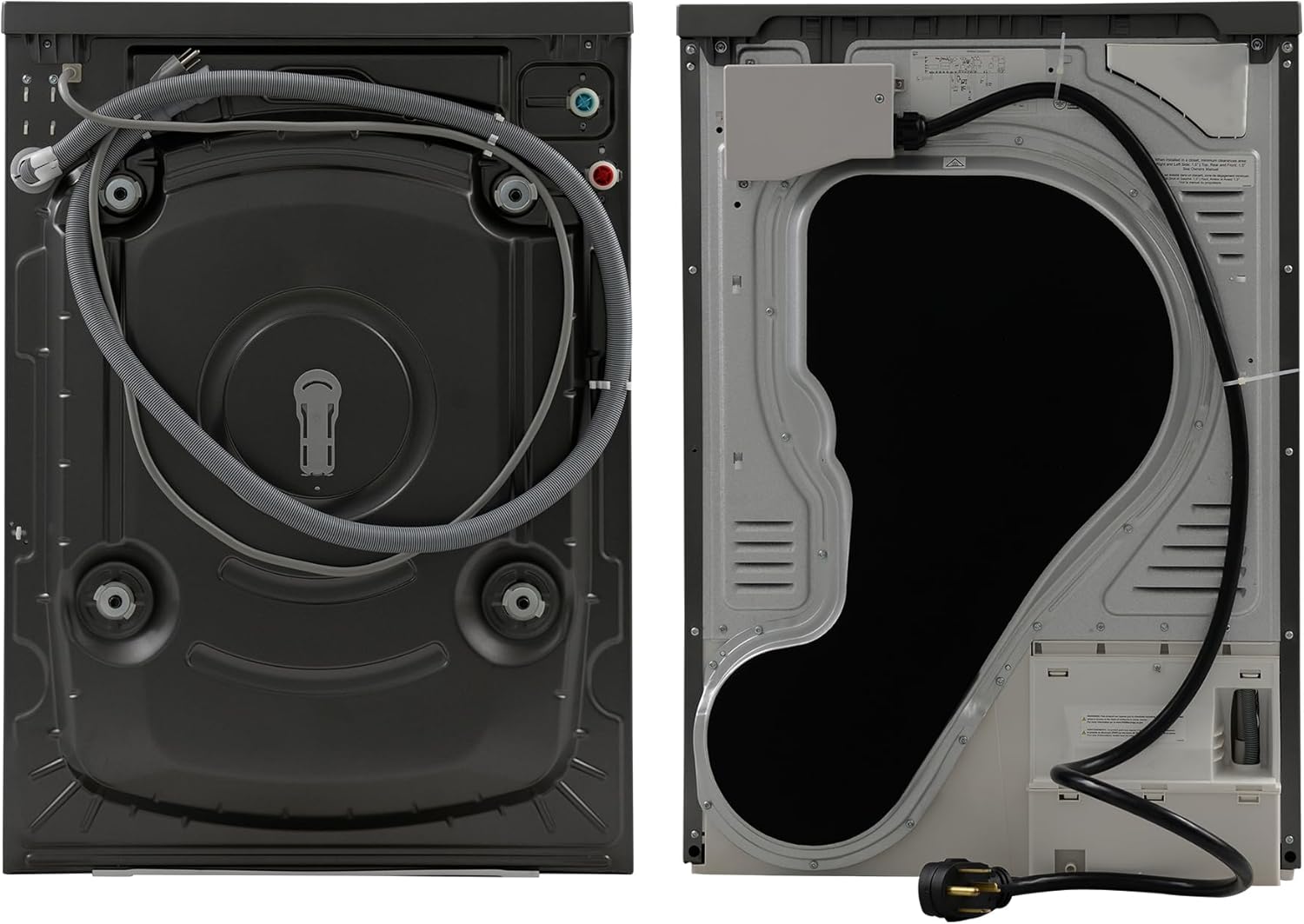 2.2 cf 120 V Washer & 4 Cf 220V Condensing Dryer (Titanium)