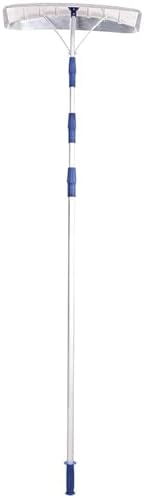 Adjustable Telescopic Roof Snow Rake, Lightweight 21FT Reach with 6 * 25