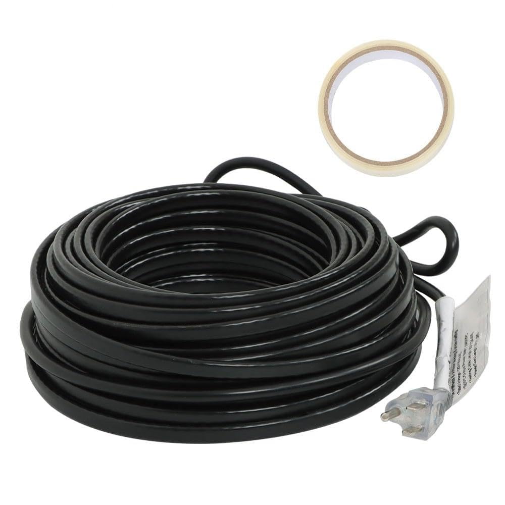 Replacement Parts for 80 Feet Heat Tape 120V 60HZ 8W/FT Roof Heat Cable Snow De-Icing Kit Heat Cable Mod-H9S-5454