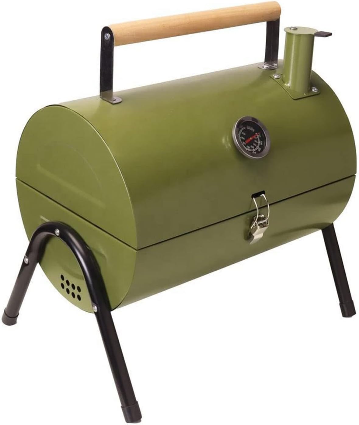 Portable Charcoal Grill with Side Fire Box, Compact Tabletop BBQ for Outdoor Cooking, Camping, Picnic