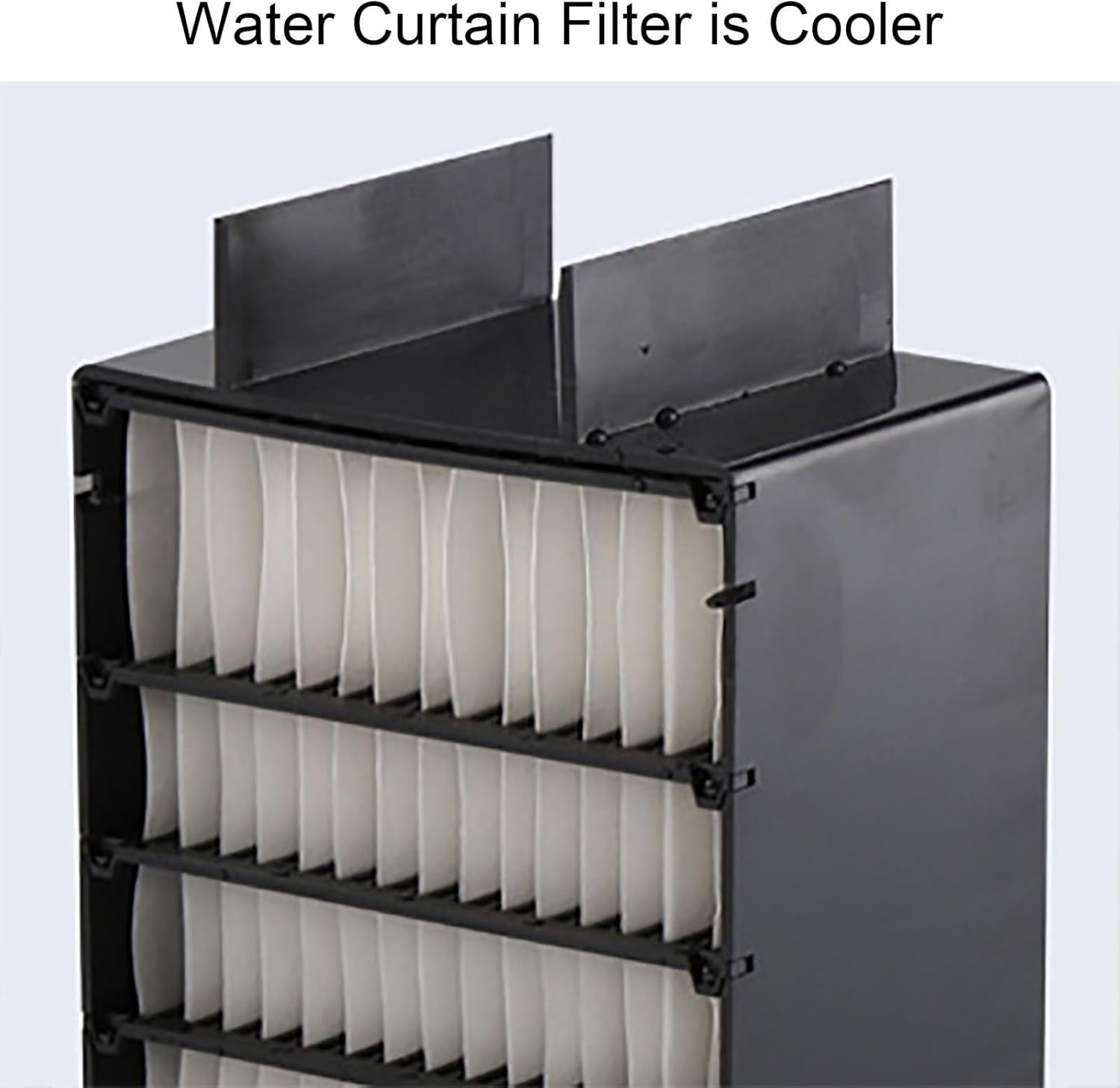 3-Speed Cool Fan, Brushless Motor Cold Fans with Dustproof Air Outlet, Cooling Fan for Bedroom, 500ml Water Tank(Pink)