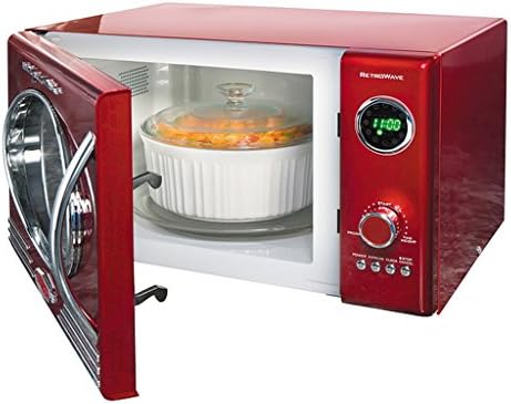 Adds a Nostalgic Touch to your Kitchen, Retro Microwave Oven, Dimensions: 19 inches long x 14 inches wide x 11 inches high