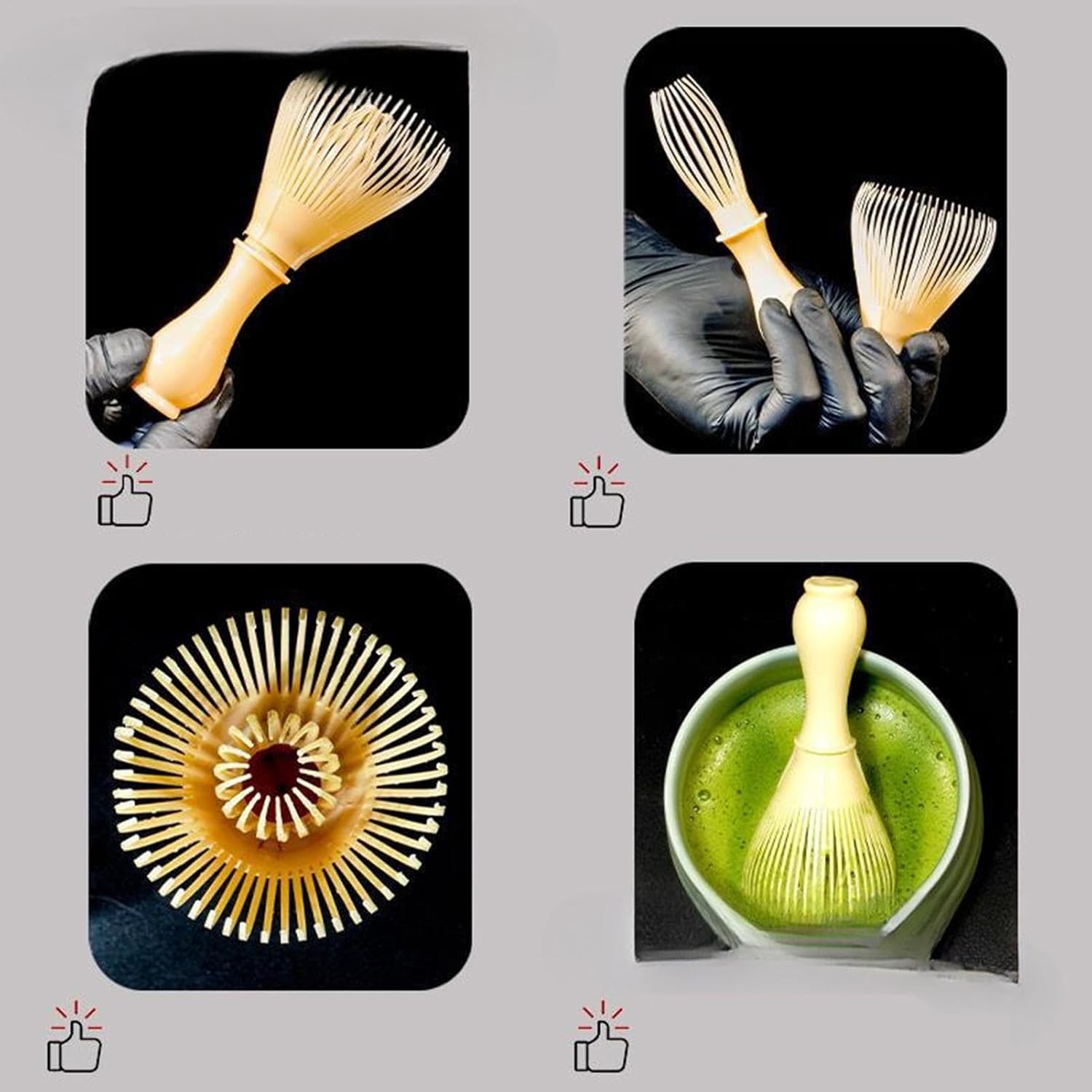 Whisk for Matcha - Handcrafted Wooden Matcha Whisk - Professional Matcha Accessory, Matcha Whisker, Practical Traditional Japanese Matcha Stirrer Blender for Household Daily Use