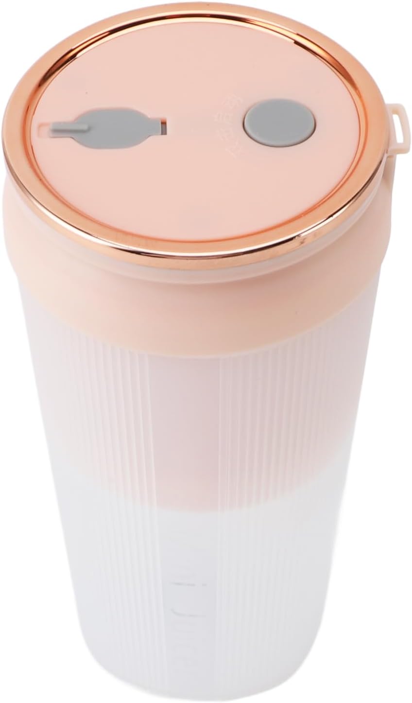 USB Rechargeable Portable Blender for Smoothies with 300ml Capacity, 4 Blades Juice Personal Size Handheld Juicer for Juice Shakes Smoothies, Ecofriendly and Materials