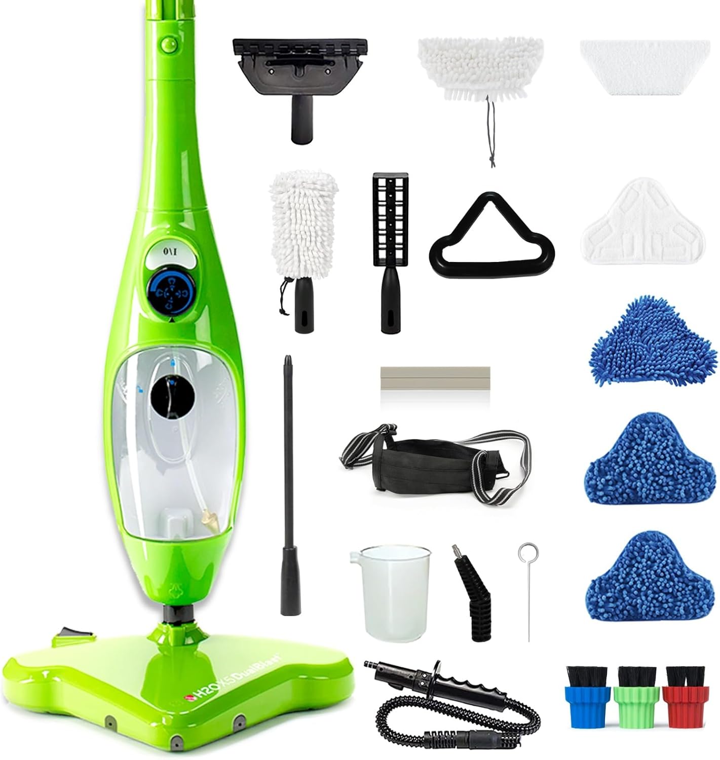 H2O Mop X5 Elite Mop 5 in 1 All-Purpose Hand Held Steam Cleaner for Home Use, with 17 Piece Accessory Kit For Floor,Window