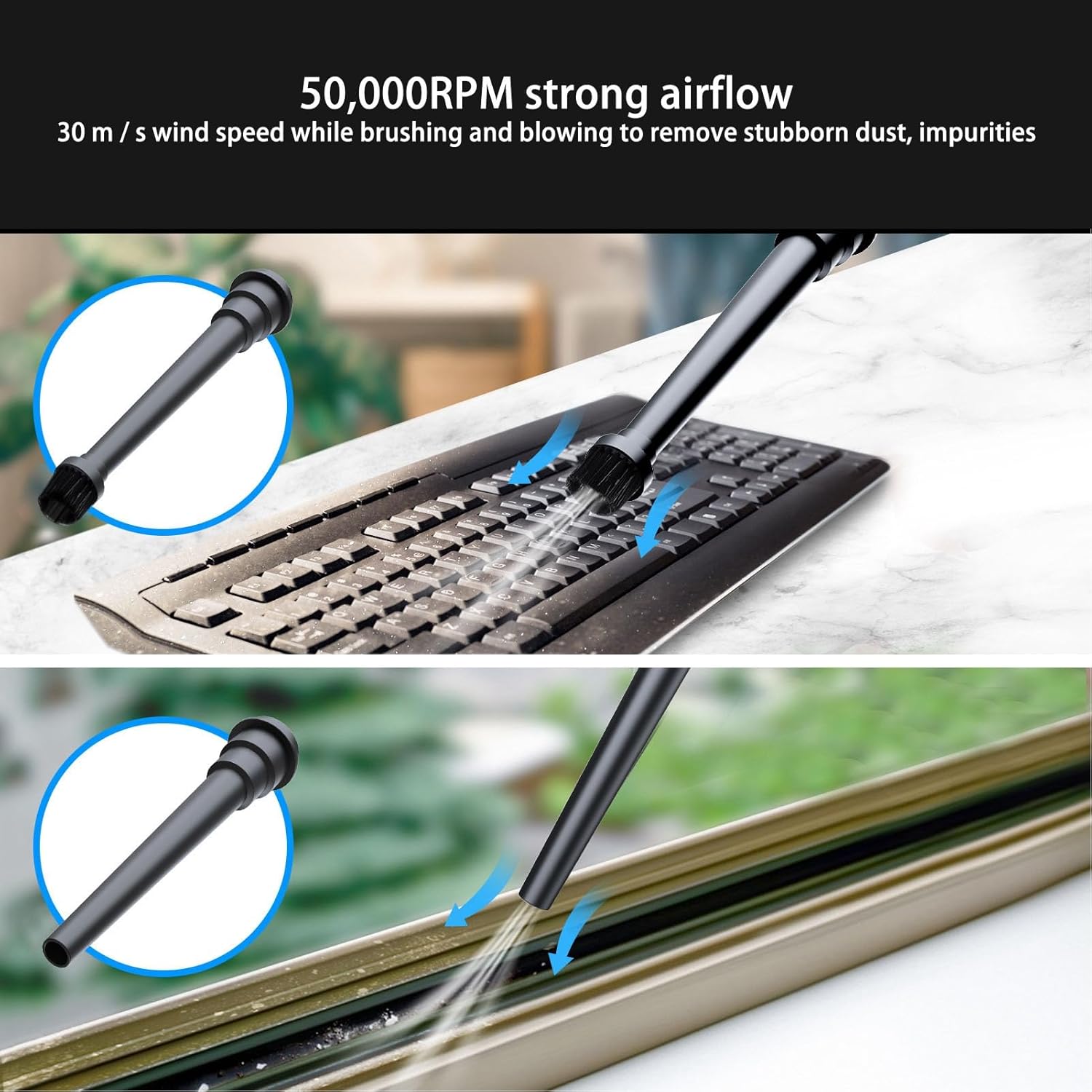 5 in 1 Cordless dust Vacuum for Home Air Blower Multifunction Portable Powerful Cordless Handheld Air for Home Car