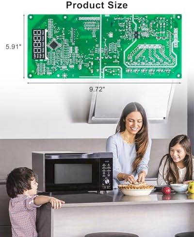 WB27X29801 Microwave Main Control Board Fits for GE Microwaves JNM3163RJ5SS JVM3162RJ5SS, Replaces WB27X38153 4586374 AP6327864 PS12299300 Microwaves Parts