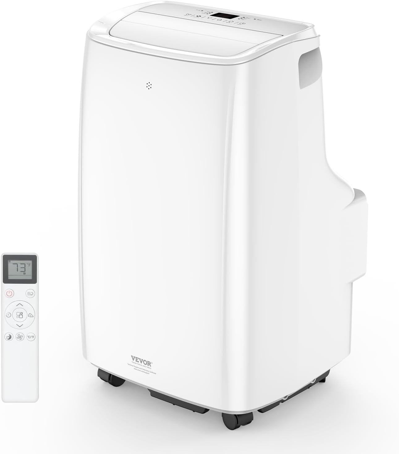 VEVOR Portable Air Conditioner 12,000 BTU, AC Unit with Built-in 3-in-1 Cool, Dehumidifier & Fan Modes for Room up to 550 sq.ft, Includes Remote Control & Window Kit