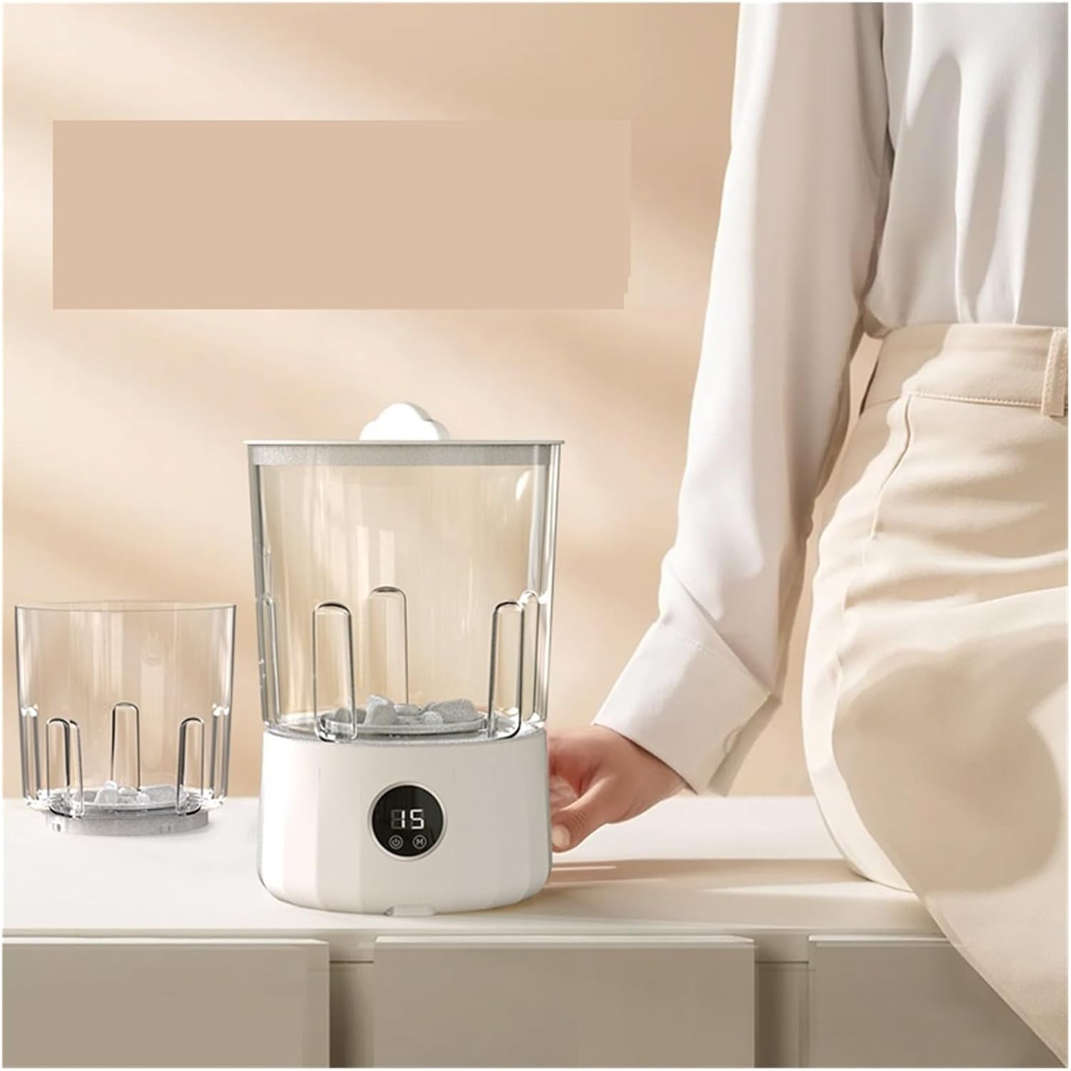 Portable Washing Machine, Portable Mini Underwear Pantyhose Laundry CupPortable, Installation-free,for Apartments, Homes, and Dorms