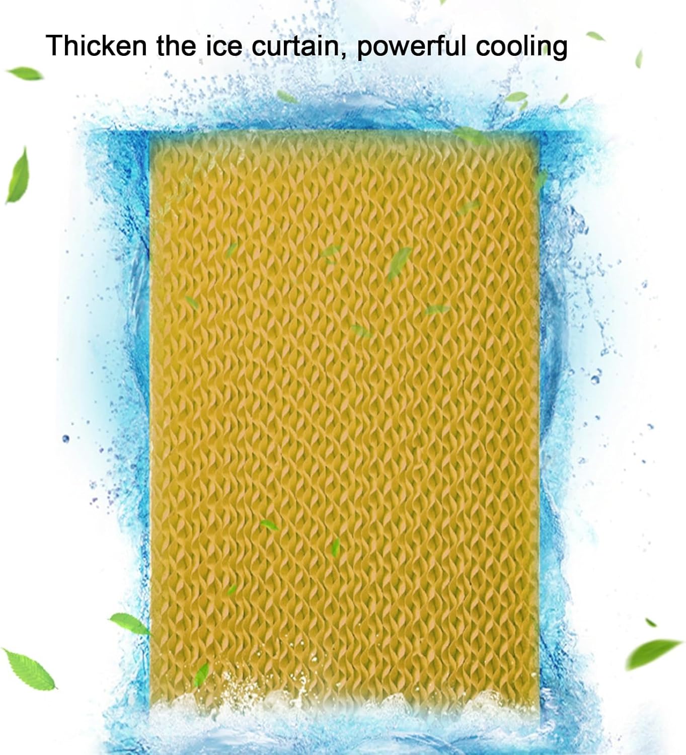 Evaporative Air Cooler with Remote Control, 3-in-1 Portable Air Conditioner, Windowless Air Conditioner, 8 Gal Water Tank, 3 Speeds, 7H Timer, Water Shortage Reminder for Room Bedroom Office(34x34x104