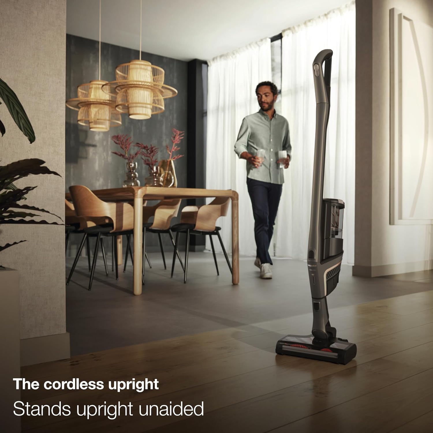 Miele Triflex HX2 Pro Cordless Stick Vacuum Cleaner, 120 min runtime, Infinity Grey PearlFinish / Rose Gold