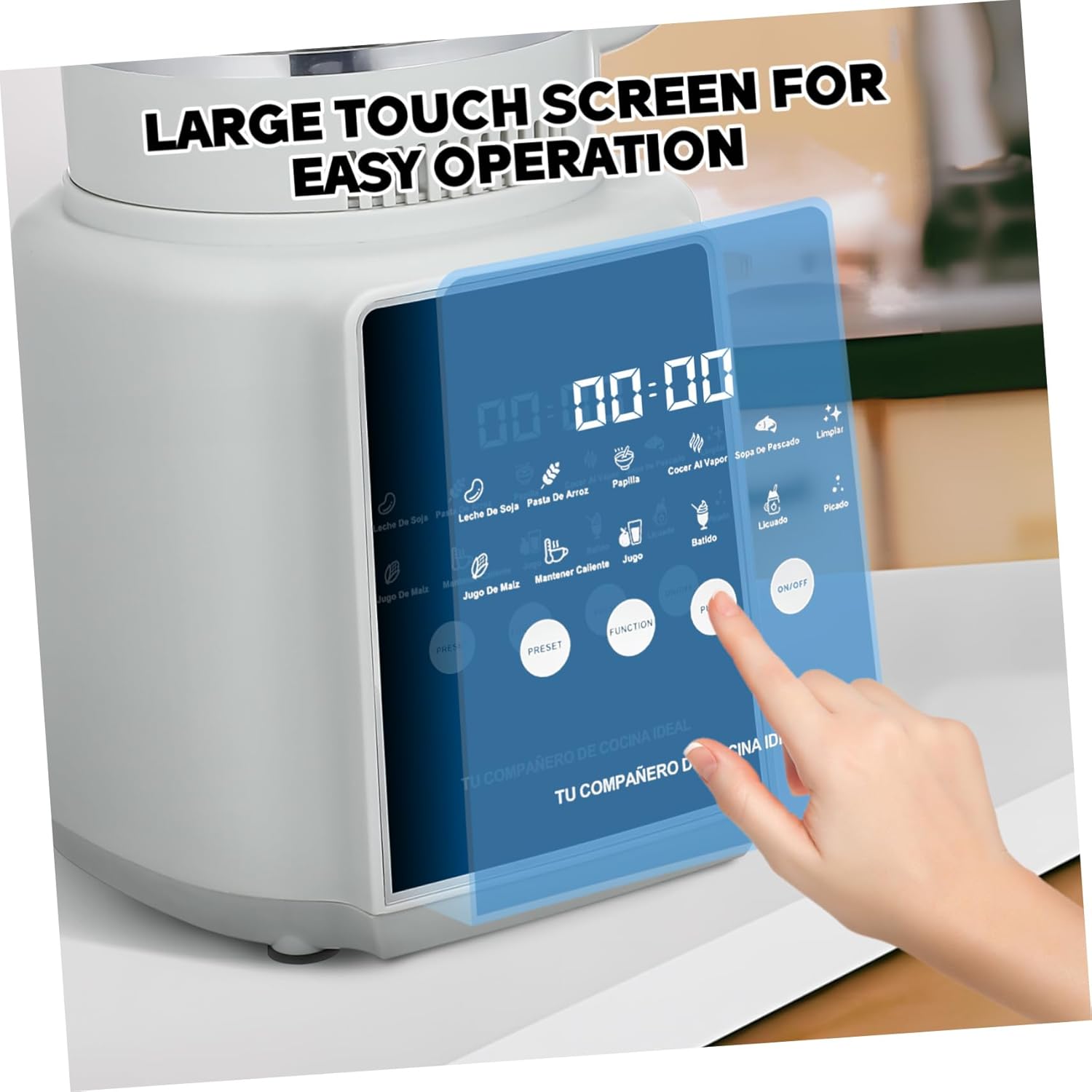 1.75L High-Speed Smoothies Blender Multifunctional Juicer Machine for Fruit and Ice Electric Countertop Blender with US Plug for Kitchen Shakes and Drinks