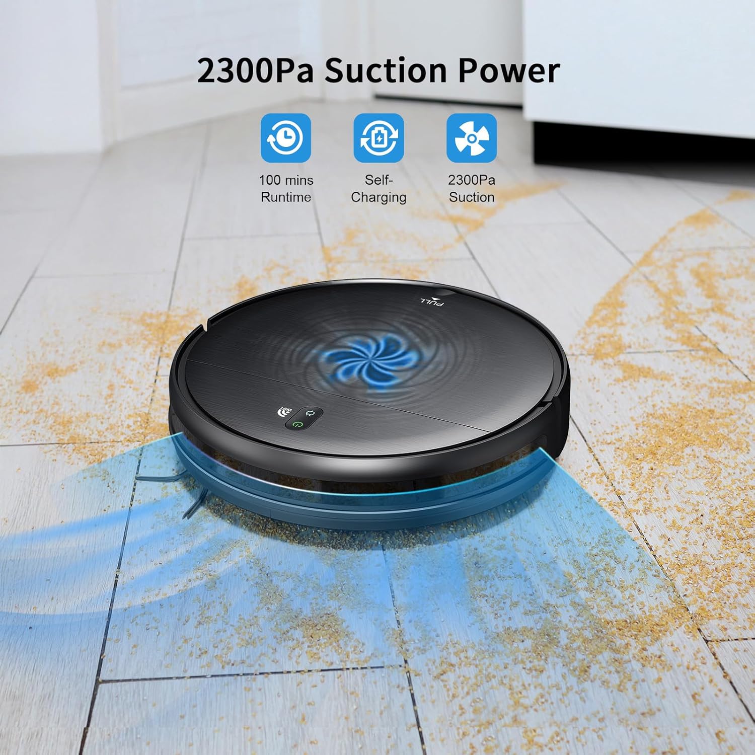 MAMNV Robot Vacuum and Mop,2 in 1 for Carpet & Hard Floor,Robotic Vacuum Cleaner with Alexa/Voice/App,Powerful & Quiet for Pet Hair,Slim 2.87