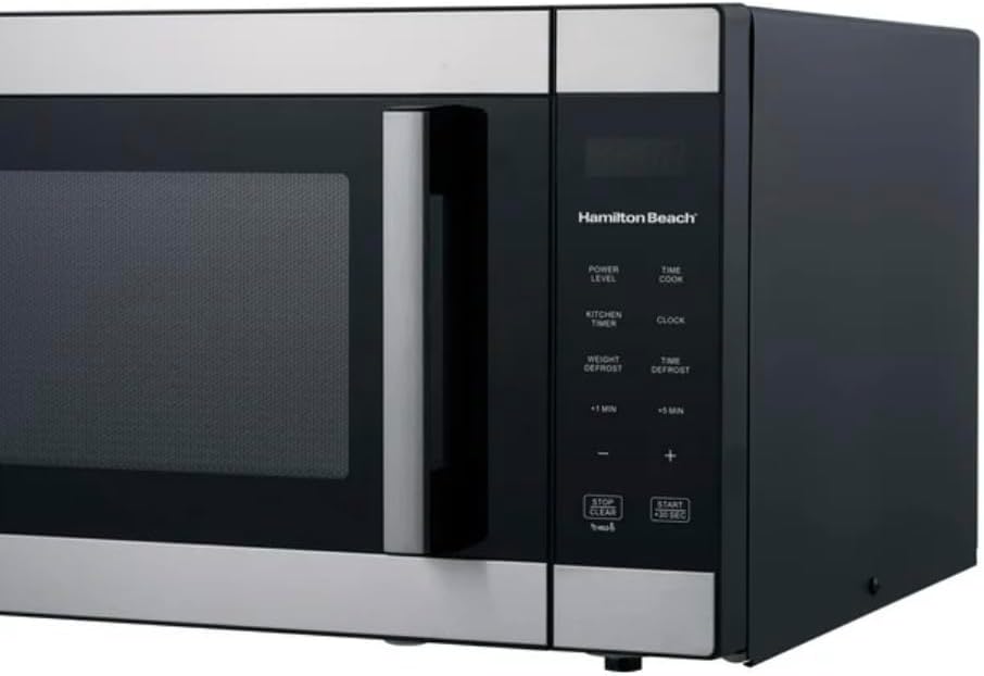 1.6 Cu ft Sensor Cook Countertop Microwave Oven in Stainless Steel, New