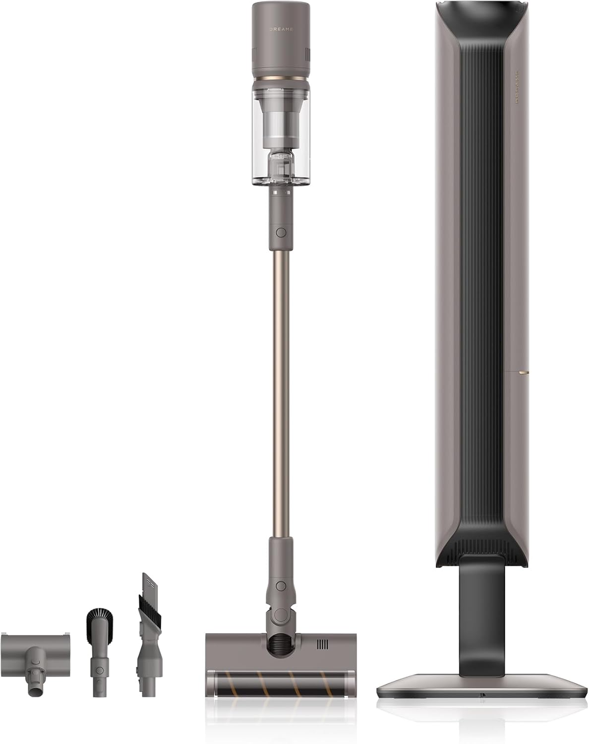 DREAME Z10 Station Cordless Vacuum Cleaner with 2.5L Auto Dust Base, Smart Stick Vacuum Cleaner, Powerful Floor Cleaning for Carpet, Hardwood, Tile & Pet Hair, Lightweight