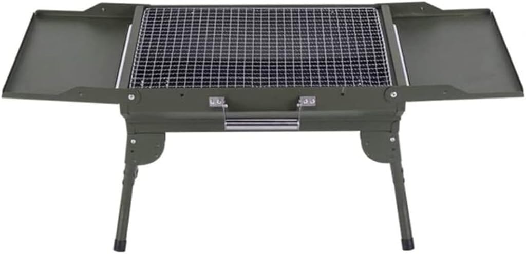 Charcoal Grills BBQ Grill Portable Foldable Charcoal Barbecue Grill Stainless Steel Outdoor Camping BBQ Grill for Garden Camping Grill Charcoal Grill Cooking