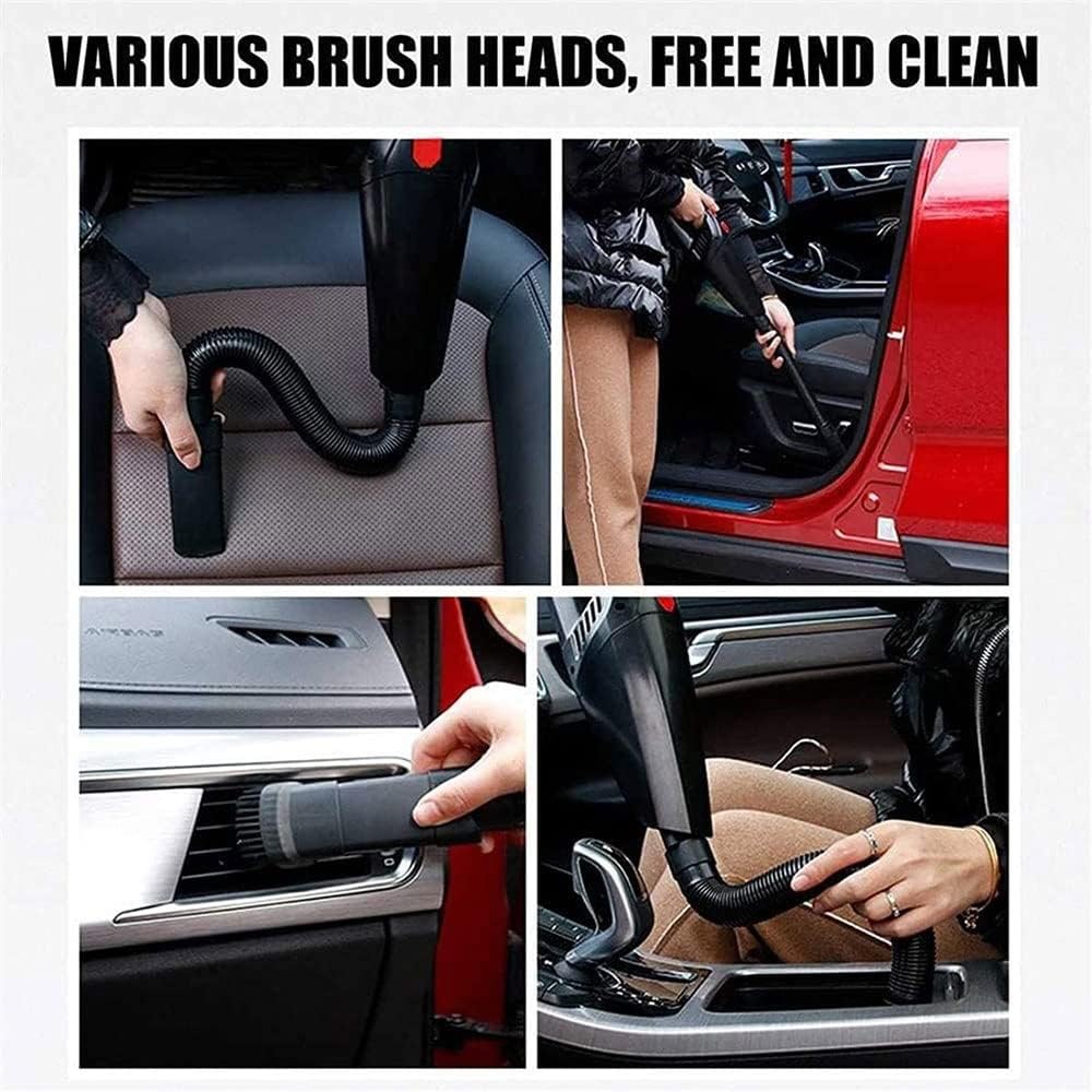 Handheld Vacuum Cleaner Cordless, Portable Mini Hand Vacuum Cleaner Rechargeable with USB, Small Vacuum Cleaning Kit for Dust Pet Hair Dirt Home Car Interior Accessories