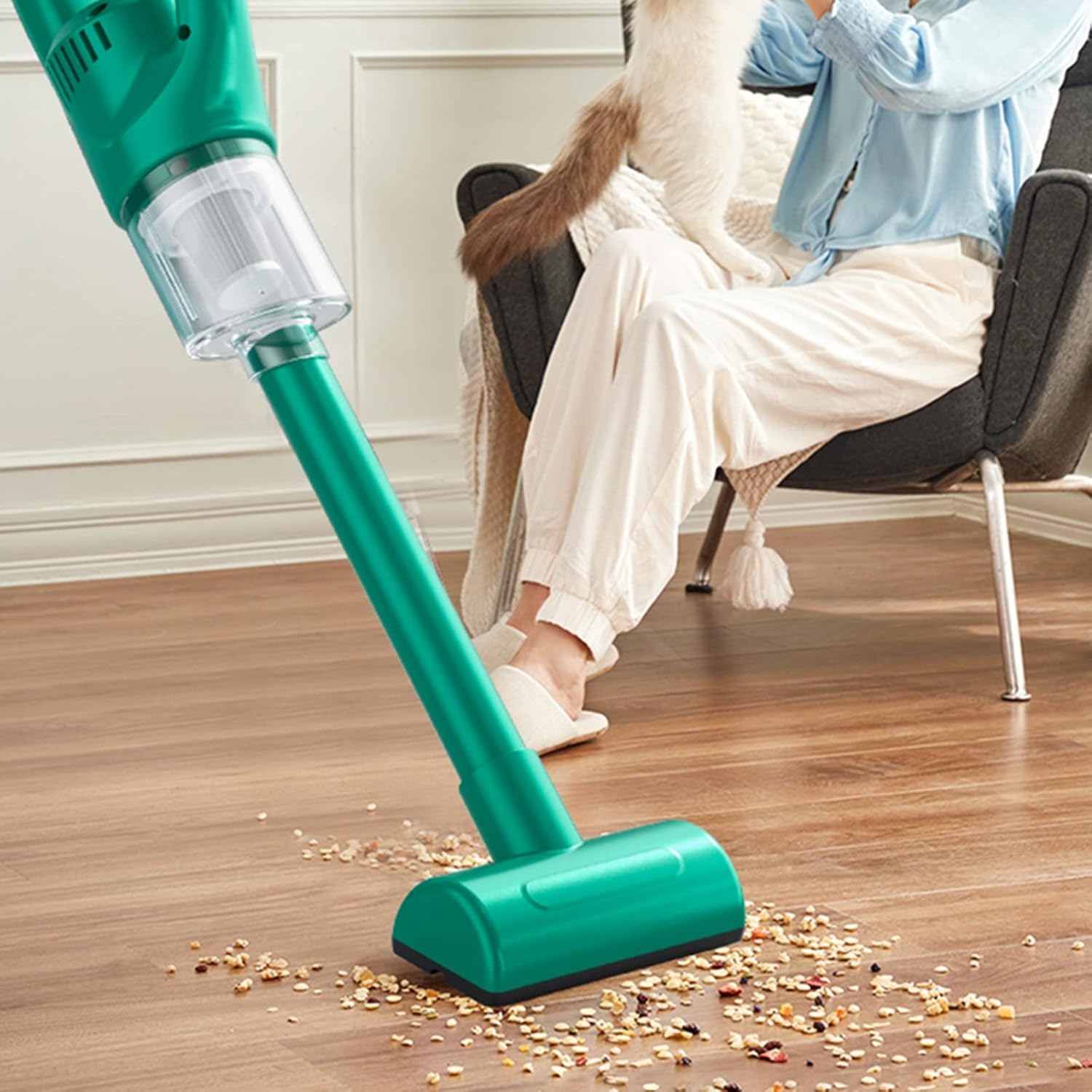 10000Pa Wireless Car Handheld Vacuum Cleaner Portable Powerful Suction Wet and Dry Smart Cordless Interior Accessories for Home,Black