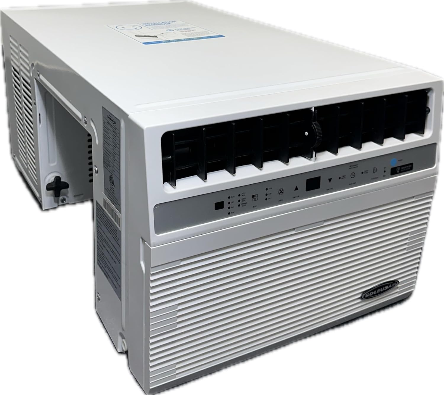 Soleus Air 12,000 BTU Window Air Conditioner with 10,000 BTU Heater, Cooling, 115 Volts, 12.5