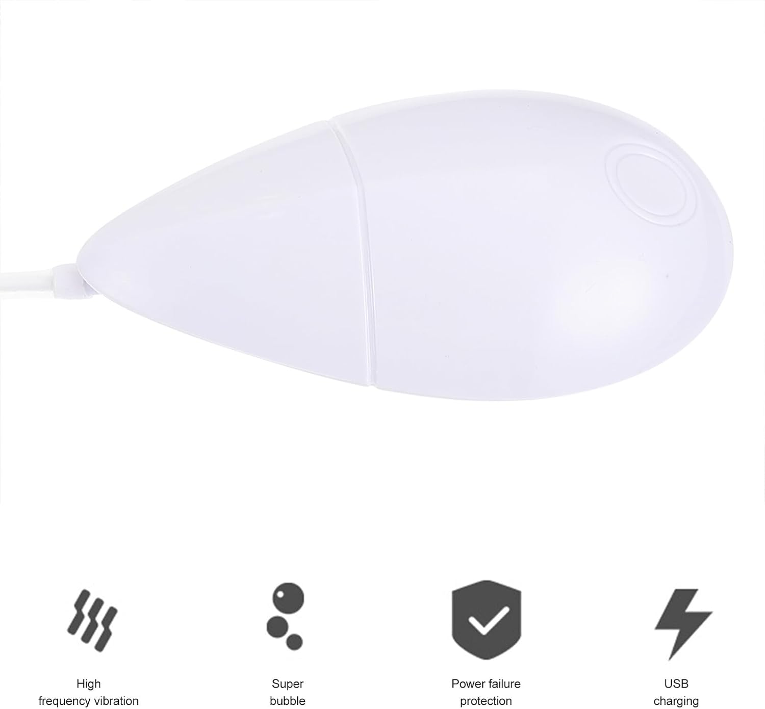 BESPORTBLE Portable Ultrasonic Mini Washing Machine with High-frequency Vibration for Clothes Cleaning Abs Material Energy-saving Design for Travel Home and Outdoor Use