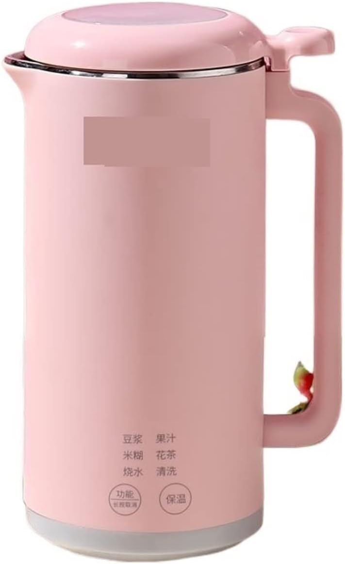 Mini Soymilk Maker Juicer Blender 350ML, Automatic Multifunction Filter-Free SOYA Bean Milk Machine 110V/220V