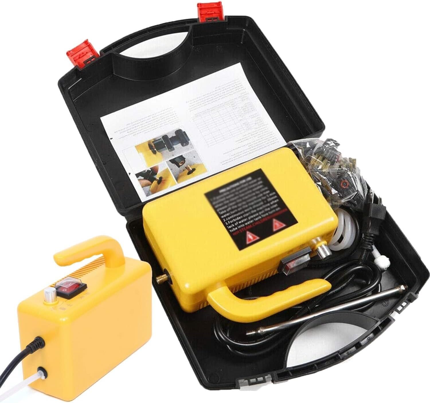 3000W High Pressure Handheld Steam Cleaner Portable Steam Cleaning Machine For Kitchen, Bathroom, Car & Furniture(220v)