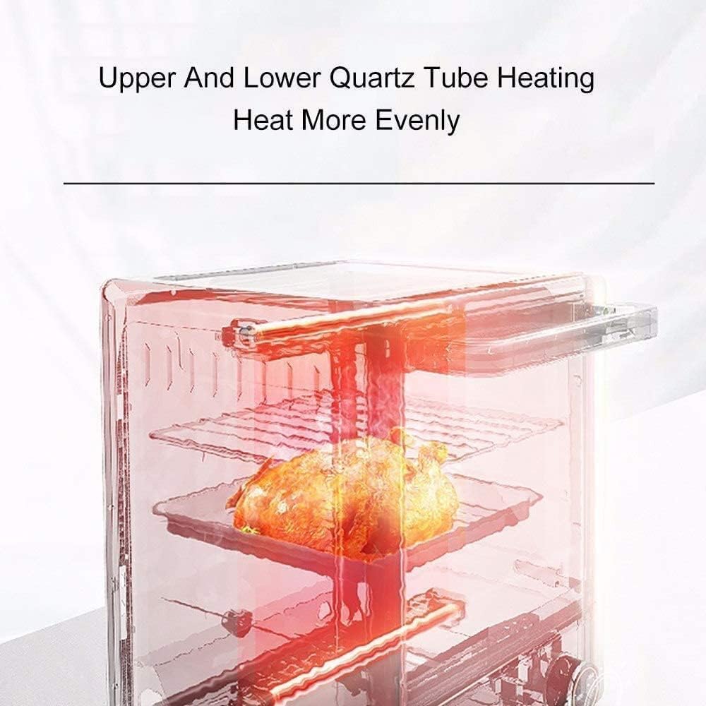 oven mini oven air fryer oven Mini Oven Electric with Light Electric Grill with Adjustable Temperature Control Timer Three-Layer Baking Position Saves More Space 12L Mini Ovens Toaster Oven Air Frye